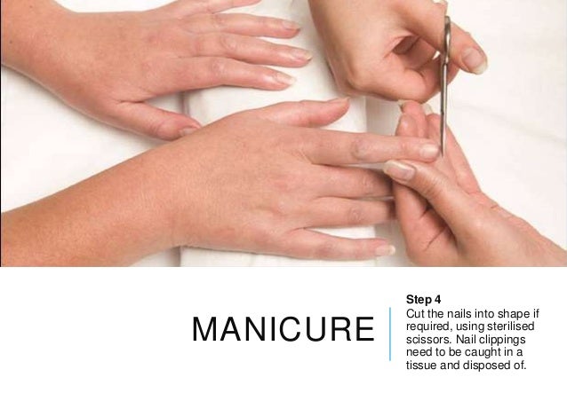 procedure for a basic manicure